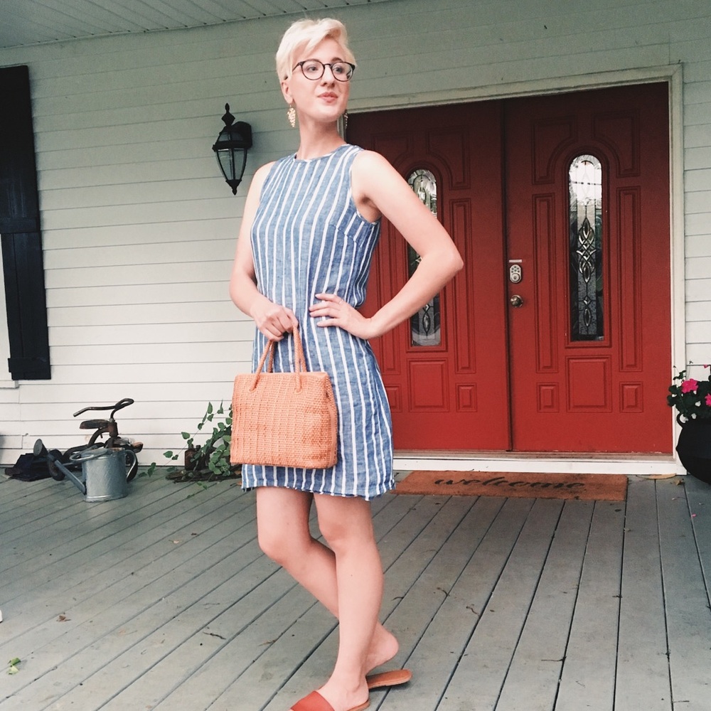 Linen Shift Dress